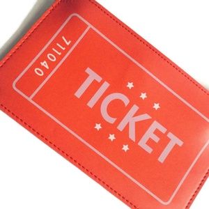 Admission Ticket Makeup Pouch